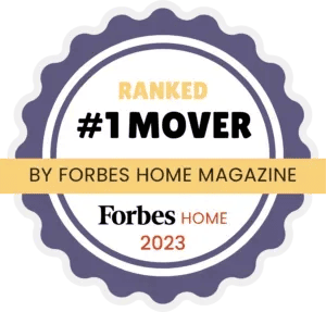 Forbes Home #1 mover • 2023 Ranked #1 Mover by Forbes Home, 2023 badge