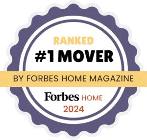Forbes Home #1 mover • 2024 Ranked #1 Mover by Forbes Home, 2024 badge